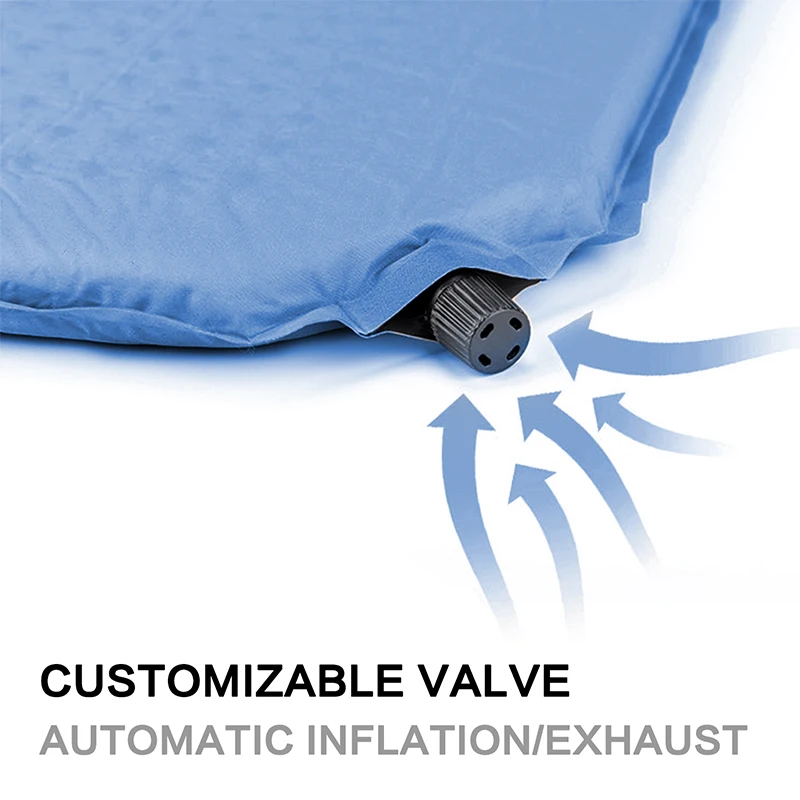 Camping Sleeping Pad -with Built-in Foot Pump, Inflatable Camping Mat, Waterproof Compact Mattress Sleeping Pads outdoor