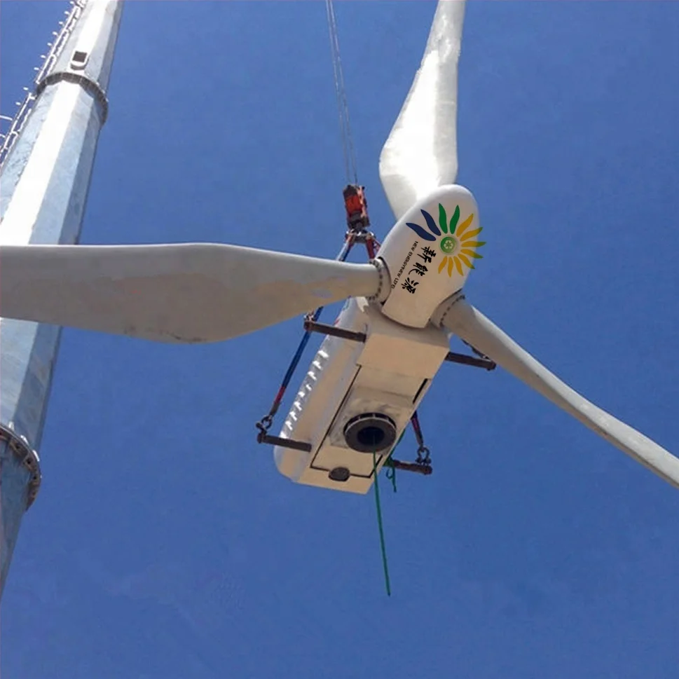 wind turbine 50kw with 240vac 380vac 415vac on grid system