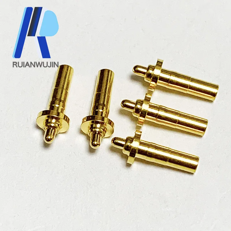 Customized Industrial Brass material spring loaded Pogo pin connector components PCB contact