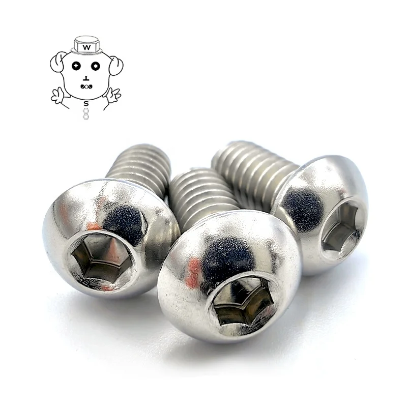 ANSI/ASME B18.3BT ISO7380 дюймов 1/4-20 5/16-18 3/8-16 винты с шестигранной головкой из нержавеющей стали