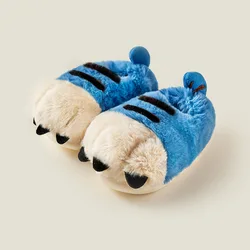 Cheerful Mario Wholesale 2022New Children Slippers for Boys Girls Kids Cute Winter Warm Slides Indoor Soft Tiger Baby Shoes
