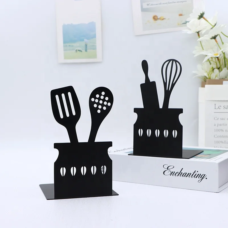 Рекламные подарки, индивидуальная подставка для кулинарной книги на заказ, L-образная Подставка для книг, металлический книжный конец для полок