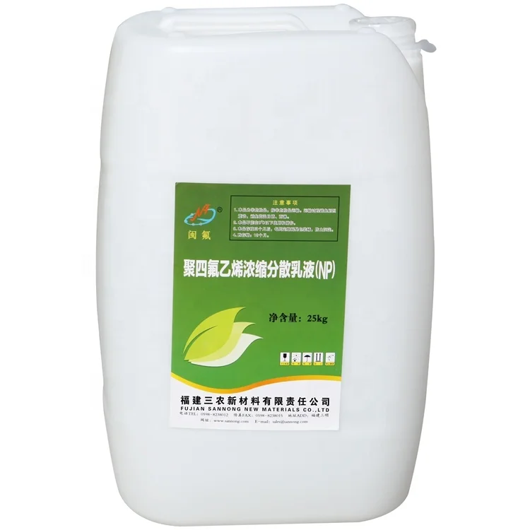 
Made In China Superior Quality Other Plastic Raw Materials Ptfe Dispersion Emulsion Polytetrafluoroethylene 