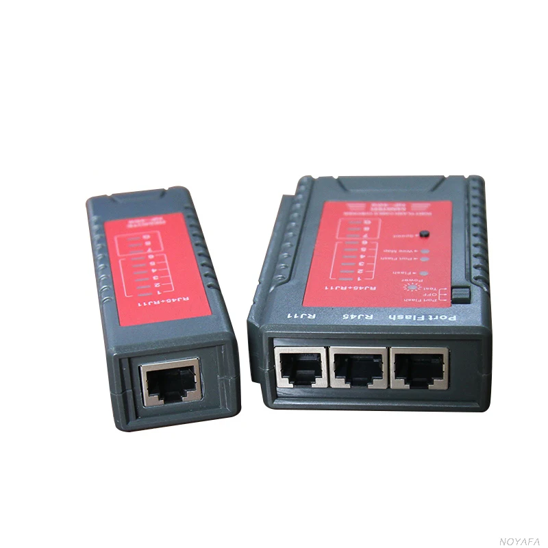 Slow/Fast Test Switch Optional RJ11 Cable Continuity Tester Port Flash Cable Checker NF-469