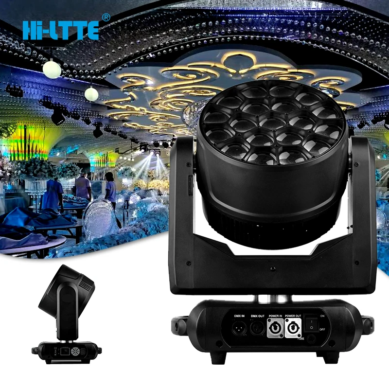 Led RGBW 4in1 stage lights moving head nightclub DJ Stage led moving head wash light wash zoom moving head