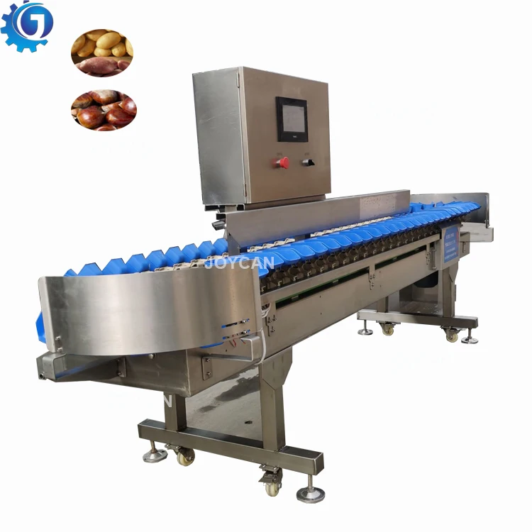Shrimp turntable cassette weight grading machine weight sorter machine for seafood