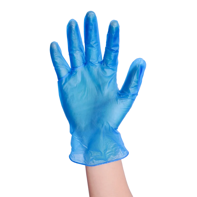 medical powder free nitrile gloves Disposable Powder-Free Safety Blue Vinyl Gloves