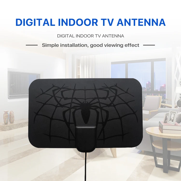 Tv Antenna Amplifier Signal Booster Hd Tv Antenna with Amplifier Signal Round Tv Antenna Hot Sale Indoor Linear 28 Dbi