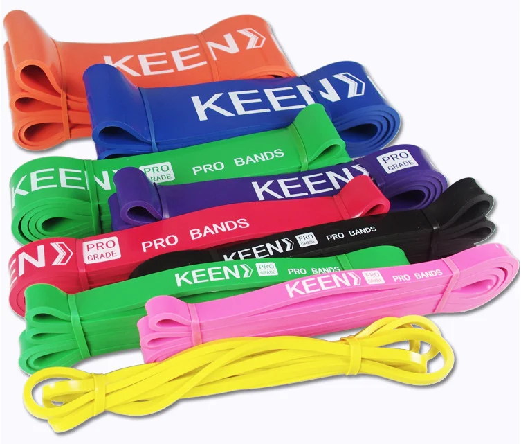 
Custom Natural Latex Pull Up Assist Resistance Band Set 