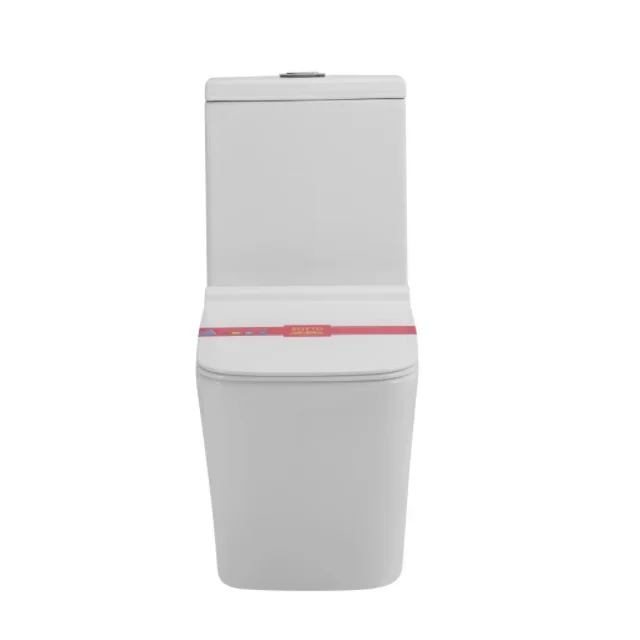 European Style Washdown One-piece Ceramic Toilet High-grade Hotel Special High-Quality Square Toilet