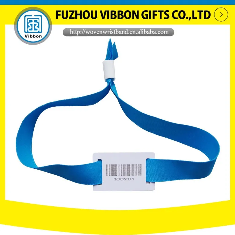 Adjustable festival Events Passive Bracelet fabric NFC Smart RFID Wristband