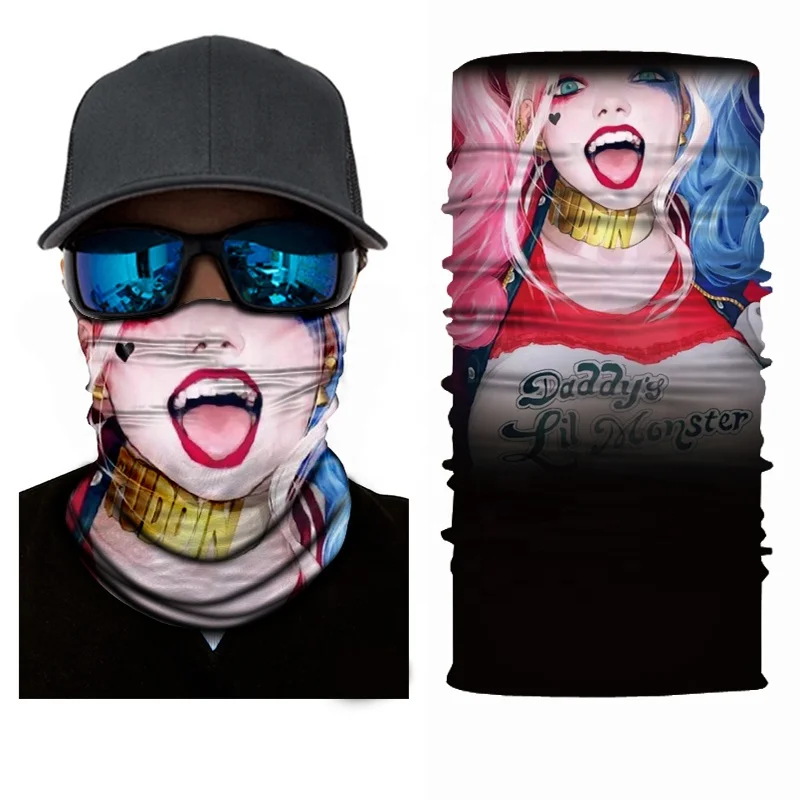 Custom Bandana Seamless Stretchy  Customized Logo Warm Custom Face Bandana Gaiter