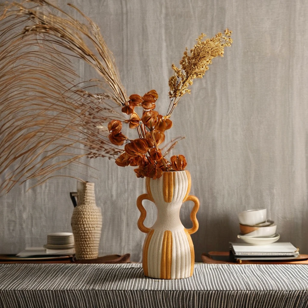 Ceramic Flower Vase Home Decor Tabletop Vase