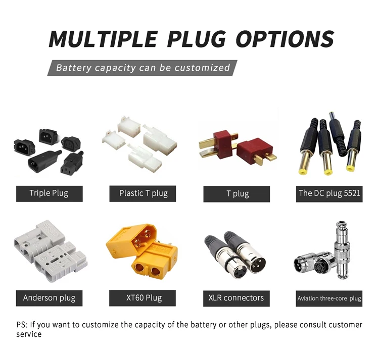 3.7V 11.1V 12V 14.8V 16.8V 22.2V 18650 Rechargeable li-ion battery 7.4v Pack ternary lithium battery