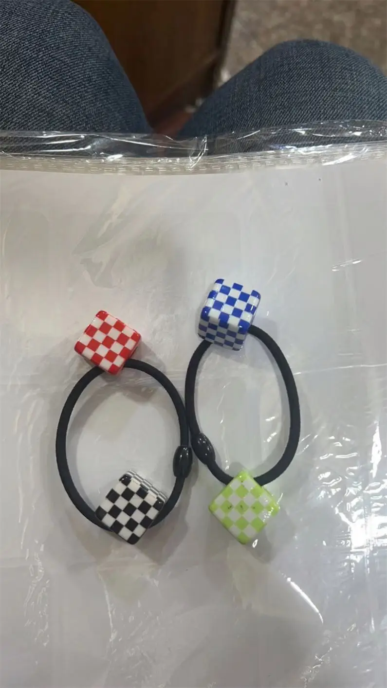 Satin Hair Scrunchies Silk Elastic Hair Bands Skinny Ropes Ponytail Holder Scrunchies Hair Ties For Women Girls