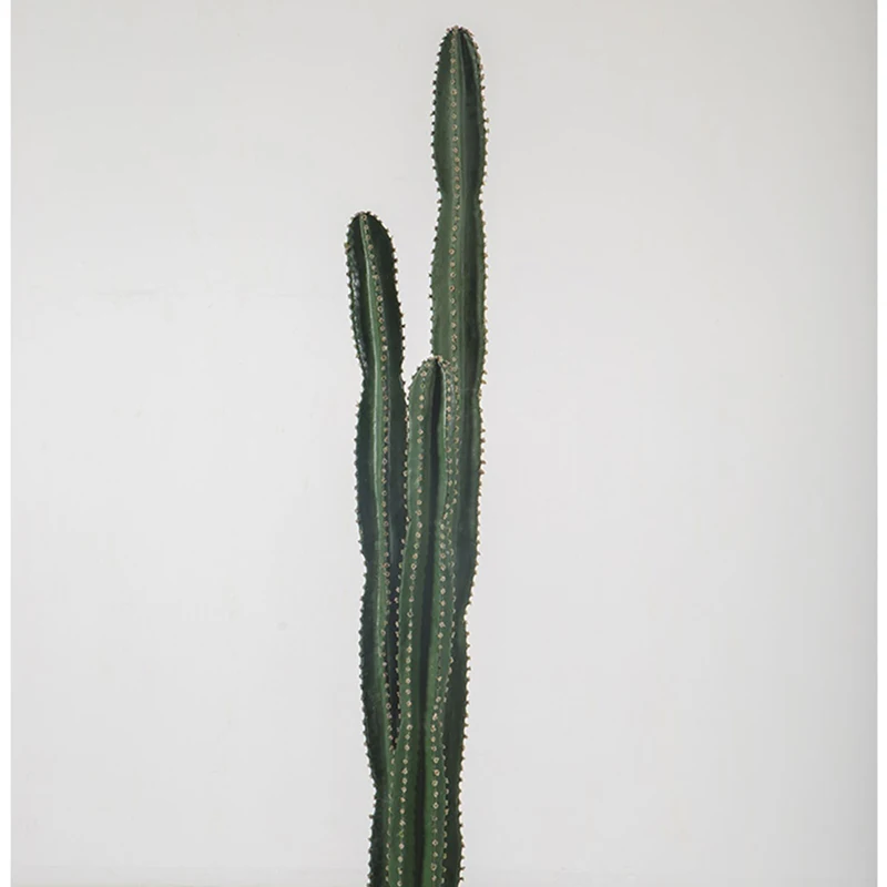Potted Indoor Artificial Cactus Tree Faux Cactus Column Bonsai Plants
