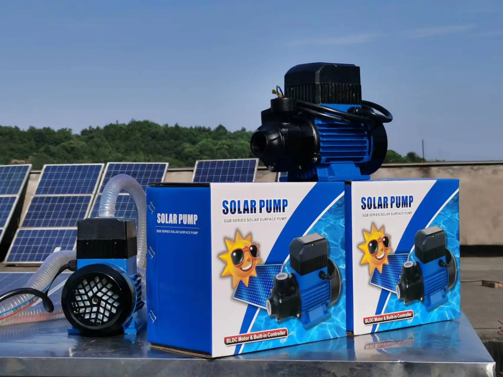 24v brushless dc motor solar surface vortex water pump portable pump