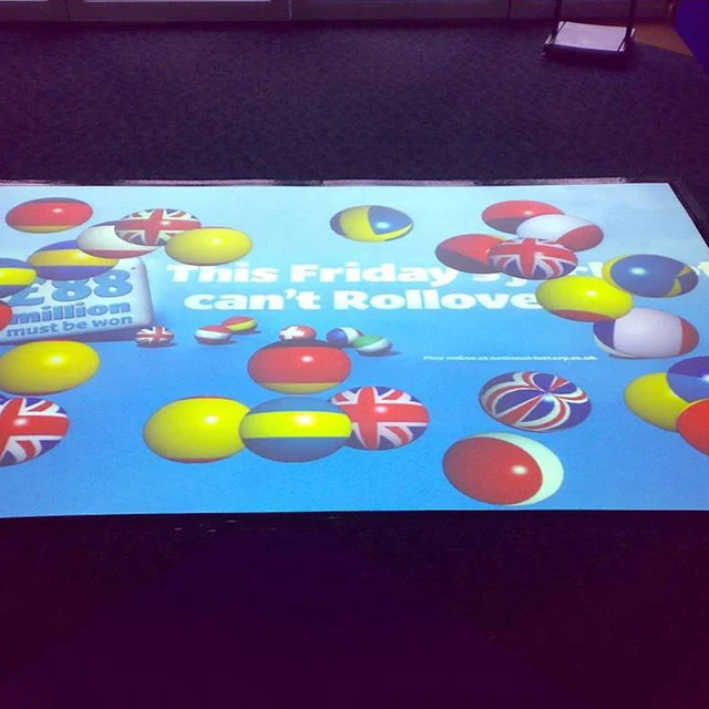 Bar games interactive projection system for night bar, club, light bar