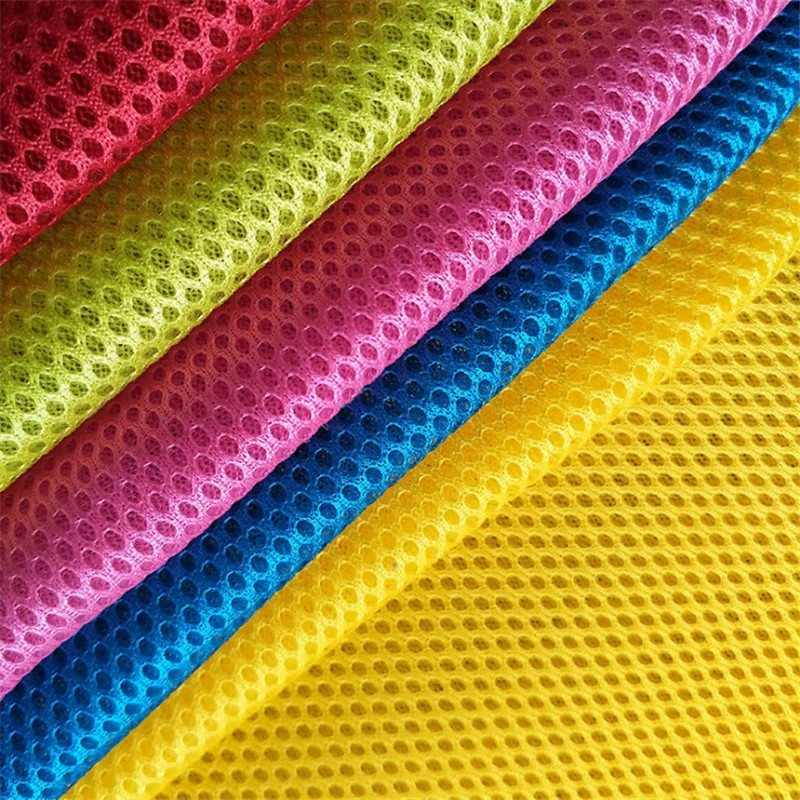 wholesale knitted mesh school bag recycled pet bottle fabric