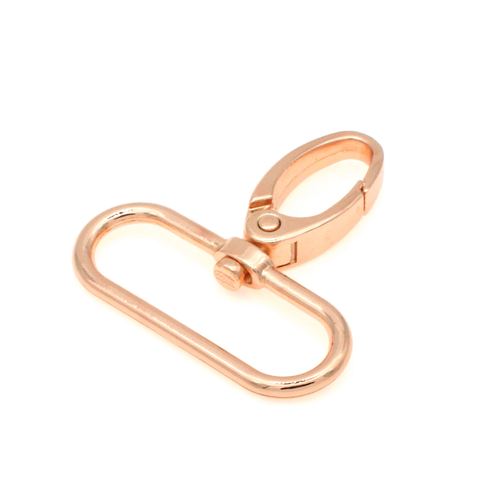 Wholesale custom zinc alloy dog buckle rotating mountaineering bag shoulder strap buckle 38mm popular keychain