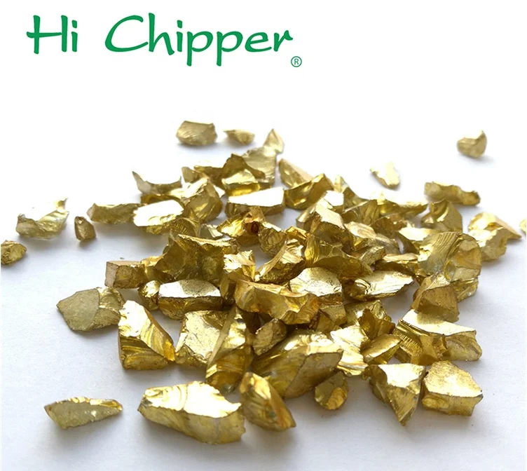 2-4mm silver coated glitter coated glass chips for floor and slab