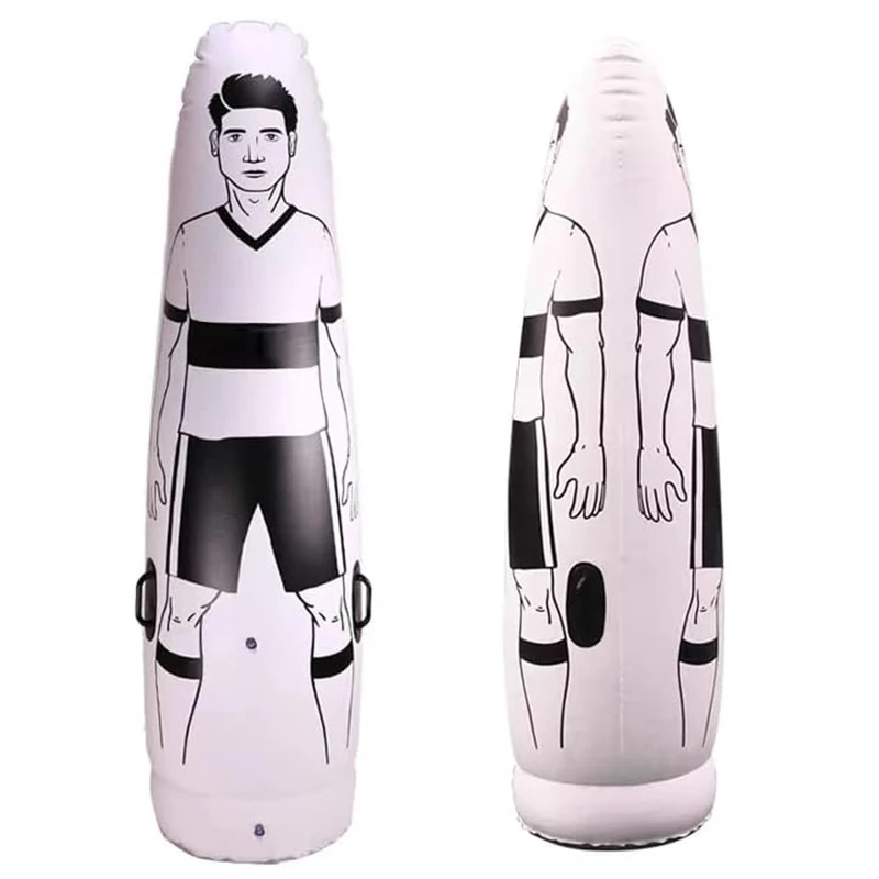 Hot Selling High Quality Portable Soccer Defender Training  Inflatable Soccer Dummy Mannequin 1.75 m  Height