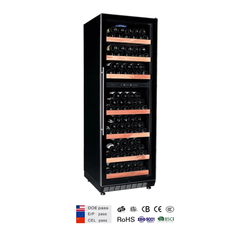 popular dual temperature zone wine refrigerator wine cooler storage