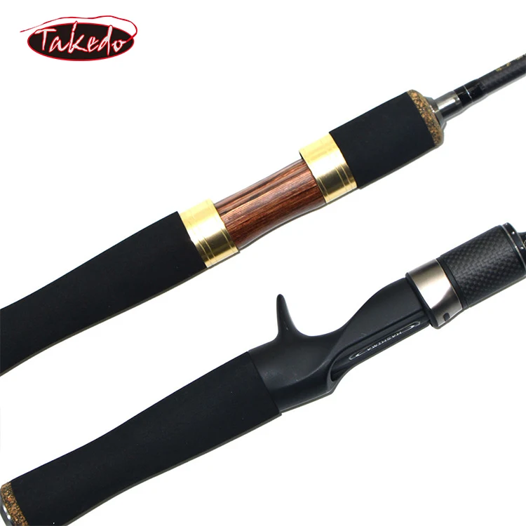 TAKEDO High carbon top quality  ultralight 1.80m ultra light spin ning 602 bass trout  fingerling small fry casting fishing rods