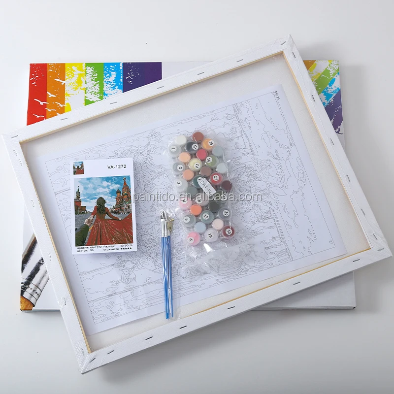 Paintido Photo Print On Canvas Wall Art For Paint By Numbers