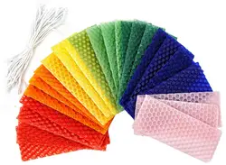 DIY Non Toxic Hand Rolled Beeswax Chanukah Hanukkah Candles for Kids