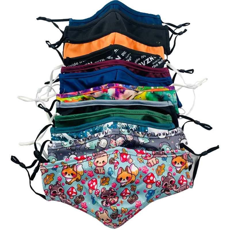 
Hot Sale Customize LOGO/Color PM2.5 Reusable Washable Designer Face Maskes Custom Face Maskes 