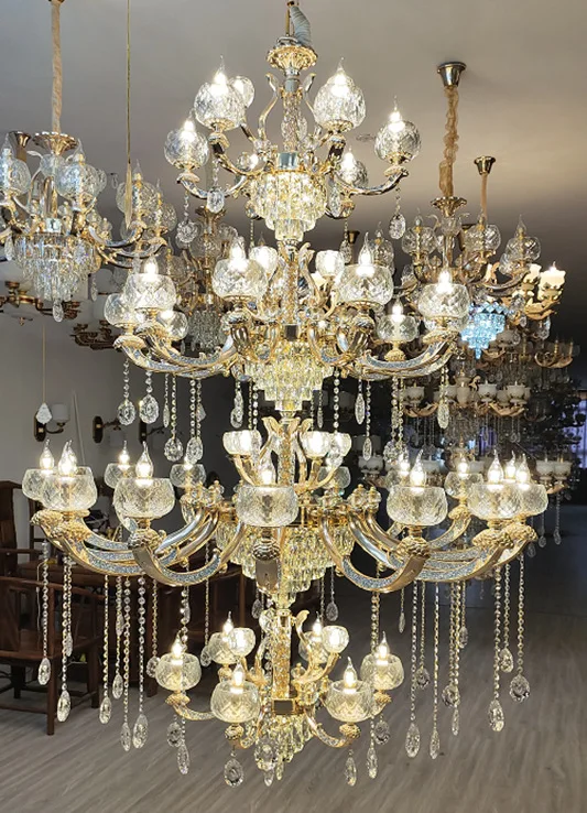 European zinc alloy chandelier living room light modern simple European bedroom light simple atmosphere dining room lighting