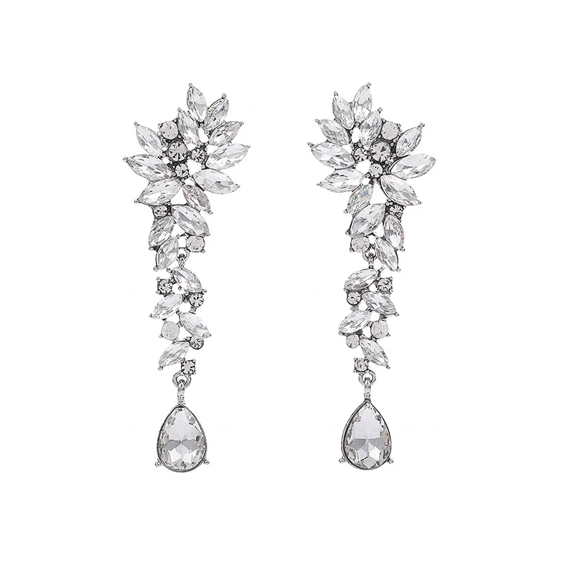 Luxury Designer Gold Diamonds Earrings  For Women Silver Earring Jewelry Fashion Earings Womans Designers Earing Jewelry Gift