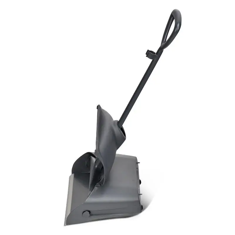 Aluminium long handle plastic broom and dustpan with cover