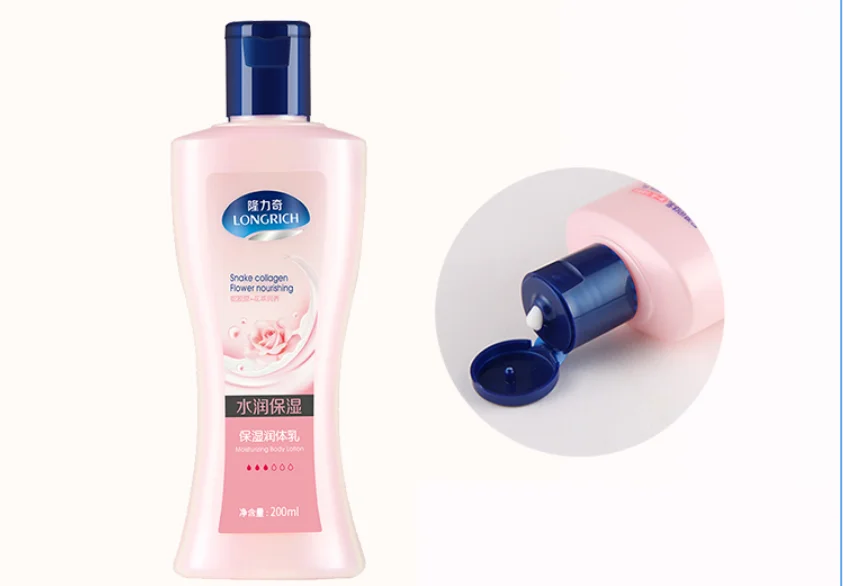 Longrich quickly white nourishing glycerin snake oil rose skin care ingredients lightening whiting moisturizing body lotion