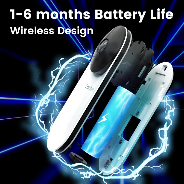 Laxihub Smart WiFi Door Camera Event Recording Doorbell With Cam