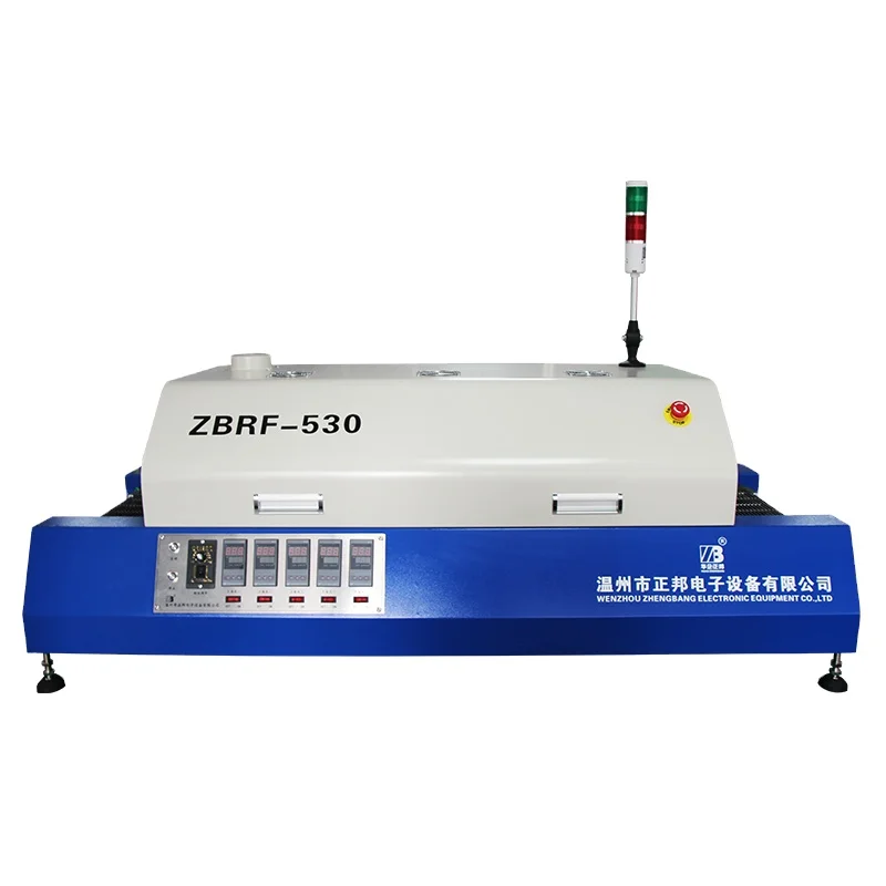 ZB835 высокопроизводительная печь для нагревания SMT 5/6/8/12 паяльная машина нагрева инфракрасный нагрев линии производства smt