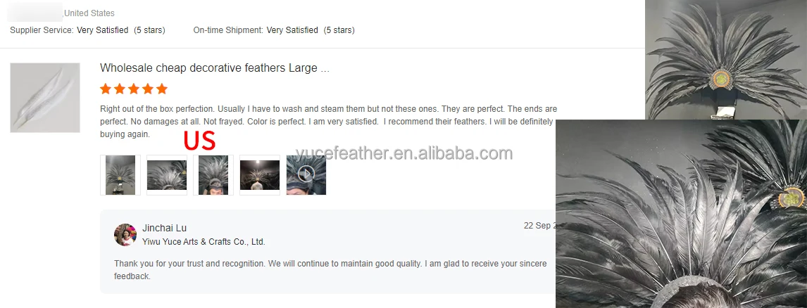 Feather Wholesale 30-35CM Natural Plumas Patterned Turkey Wing Feathers for crafts Arrows decorations