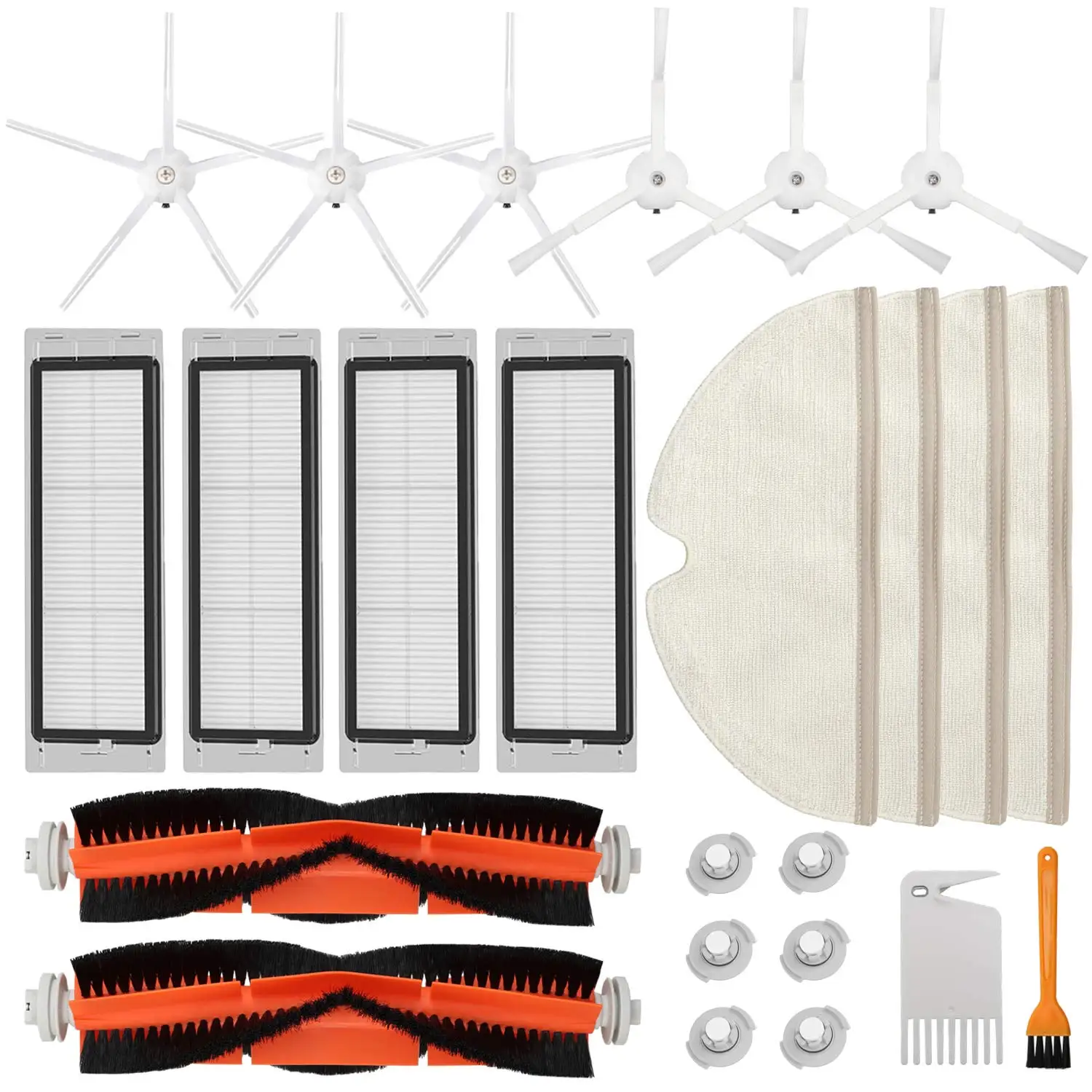 Hot Kit Replacement Parts for Xiaomi Roborock S5 S6 Pure S60 S65 S50 E25 E4 Sweeping Robot Vacuum Cleaner Accessories