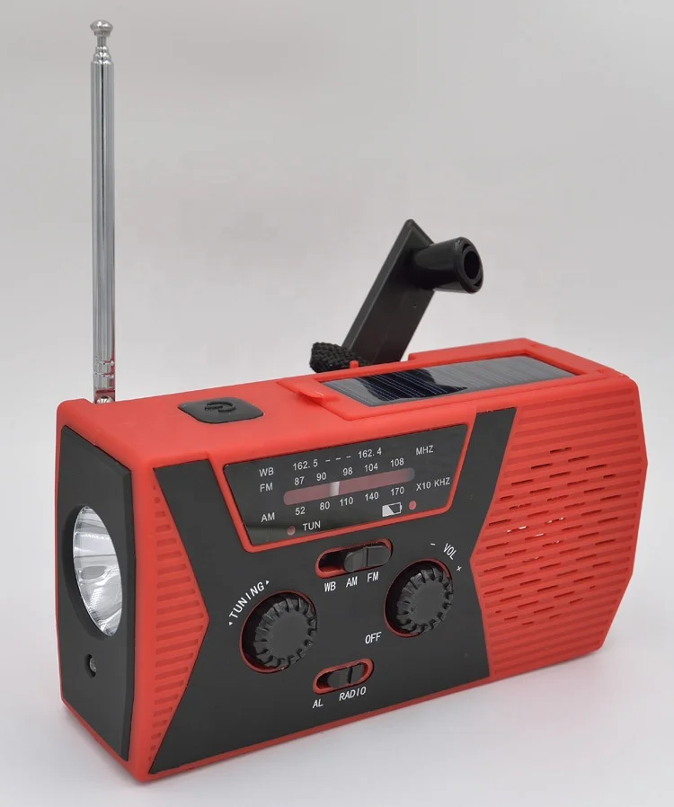 Оптовая продажа Amazon Лидер продаж аварийный портативный Радиоприемник Mini AM FM на солнечной батарее с портативным зарядным устройством OEM USB разъем US Noaa