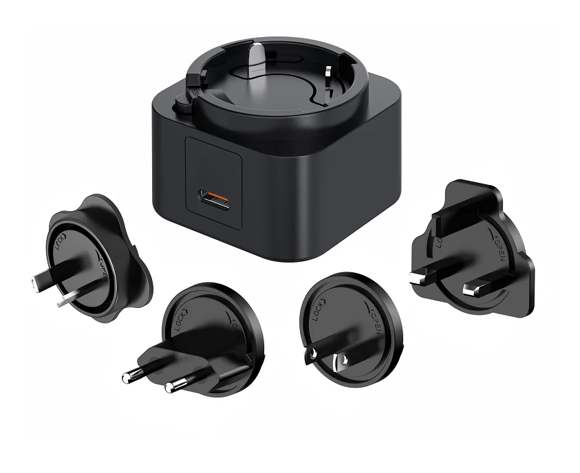 PD QC Portable Charger OEM ODM 20W 25W 45W 48W GaN Wall USB Type C Indian Fast Mobile Phone Chargers for Iphone desktop Macbook