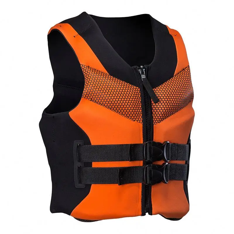 Hot Sale Neoprene Buoyancy Vest Adult Marine Safety Life Jacket PVC Foam Life Saving Protect Safety OEM Custom Size Float Suit