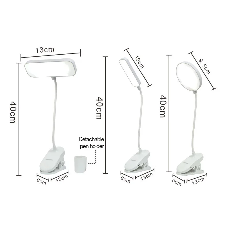 Modern and stylish small clip-on desk lamp suitable for study and reading LED desk lamp