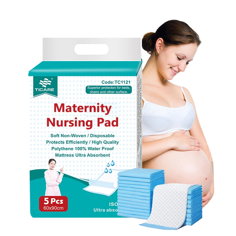 Factory Manufacture Comfortable Soft Adult Maternity Underpad Disposable 60*90 Maternity Nursing Pad