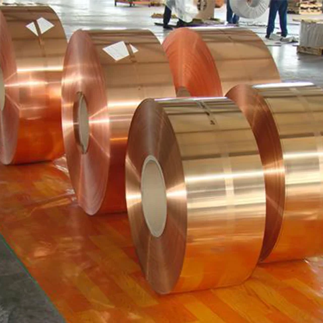 High quality 1mm 2mm 5mm thick 99.95% pure copper tape/strip/coil for sale