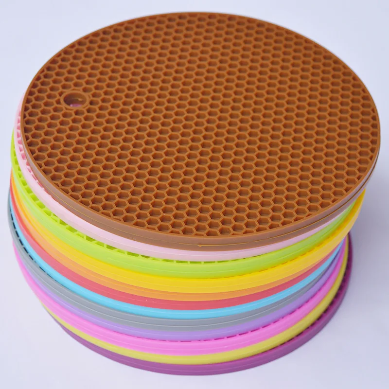 Kitchen Heat Resistance Silicone Trivet Mats Hot Potholders Set Non-slip Oven Mats Silicone Pot Holders Hot Dishes