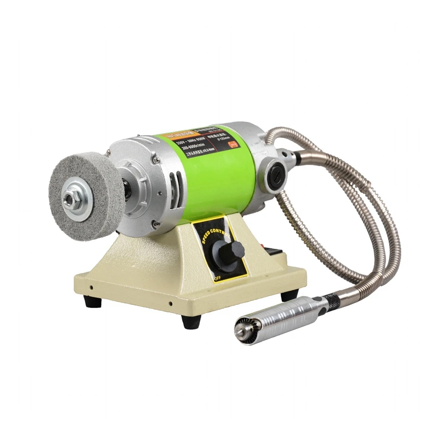 1300W big power 300 to 6000 speed adjustable with flex shaft bench grinder