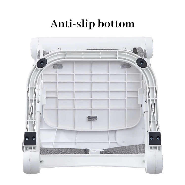 Baby Booster Seat for Dining Table, Travel Lightweight Folding Feeding Seat for Baby, Adjustable Tray and Adjustable Highty