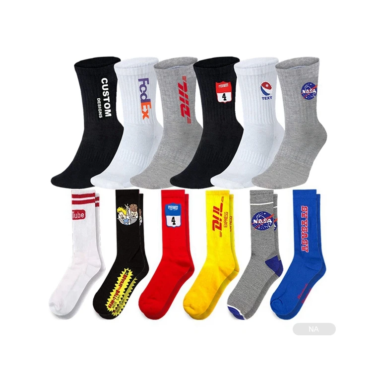 Оригинальный производитель, индивидуальный логотип, индивидуальный дизайн, узор, белые, черные, Красочные мужские хлопковые модные носки, короткие носки, в наличии