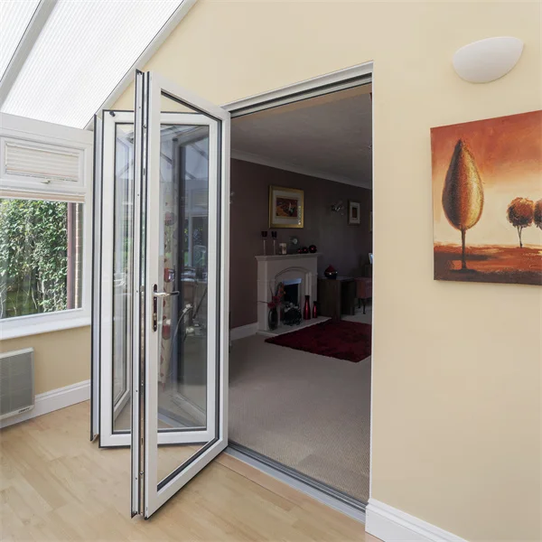 AS2047 TOMA Folding Doors for Rooms Metal Track Folding Sliding Door System Track Be Fold Door